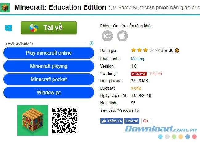 نحوه بارگیری و نصب Minecraft: Education Edition