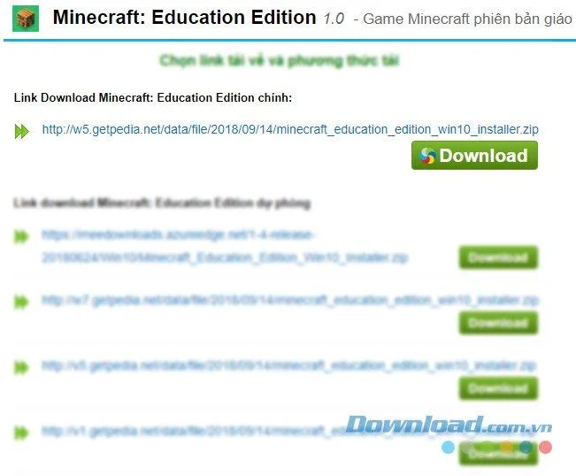 نحوه بارگیری و نصب Minecraft: Education Edition