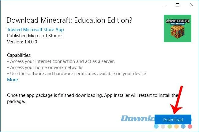 نحوه بارگیری و نصب Minecraft: Education Edition