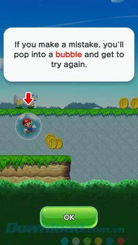 Instructions to play Super Mario Run game on mobile