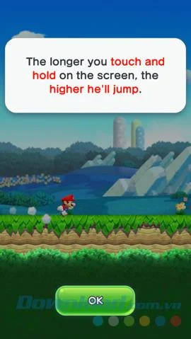 Instructions to play Super Mario Run game on mobile