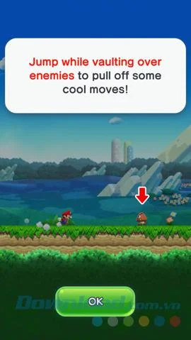 Instructions to play Super Mario Run game on mobile