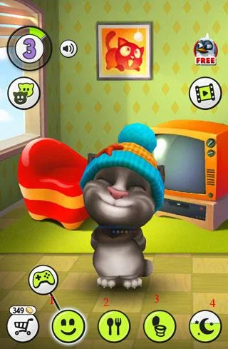 Come si gioca a My Talking Tom