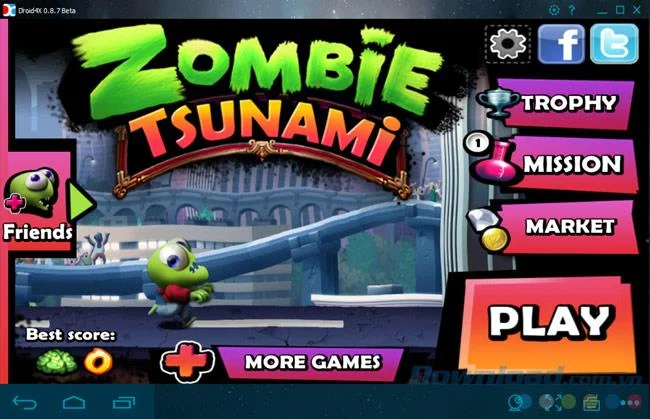 دستورالعمل نصب و اجرای بازی Zombie Tsunami در رایانه
