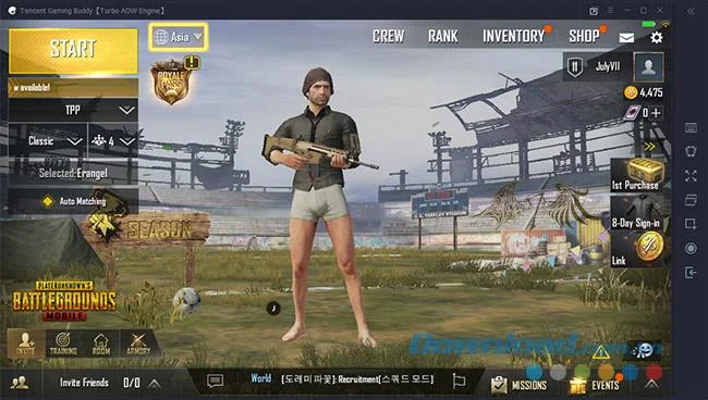 Configure el teclado virtual para jugar PUBG Mobile en Tencent Gaming Buddy