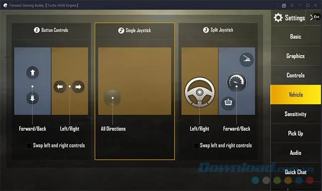 Configure el teclado virtual para jugar PUBG Mobile en Tencent Gaming Buddy