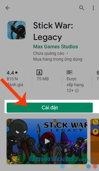 دستورالعمل نصب و پخش Stick War: Legacy بر روی تلفن