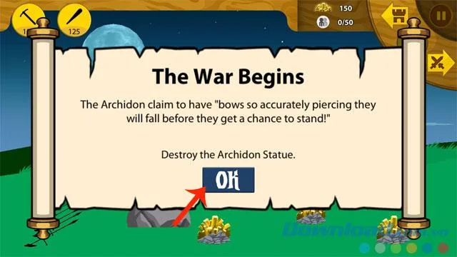 دستورالعمل نصب و پخش Stick War: Legacy بر روی تلفن