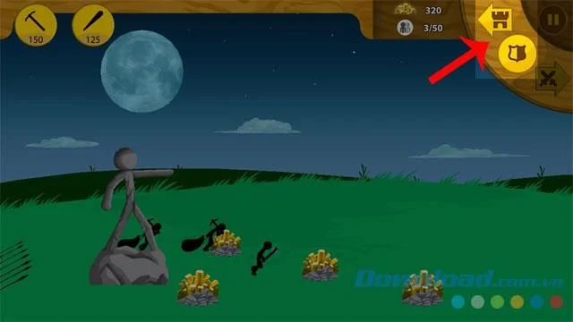 دستورالعمل نصب و پخش Stick War: Legacy بر روی تلفن