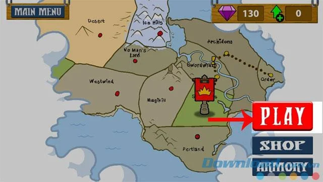 دستورالعمل نصب و پخش Stick War: Legacy بر روی تلفن