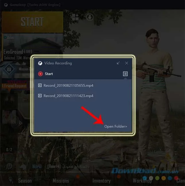 نحوه چرخش صفحه نمایش بازی PUBG Mobile در GameLoop