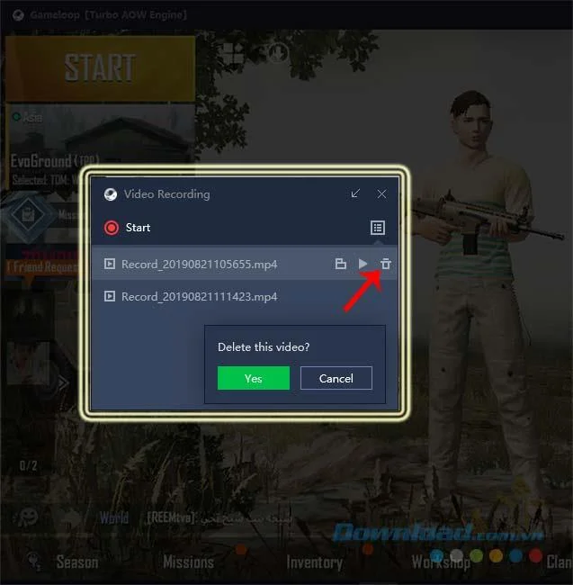 نحوه چرخش صفحه نمایش بازی PUBG Mobile در GameLoop