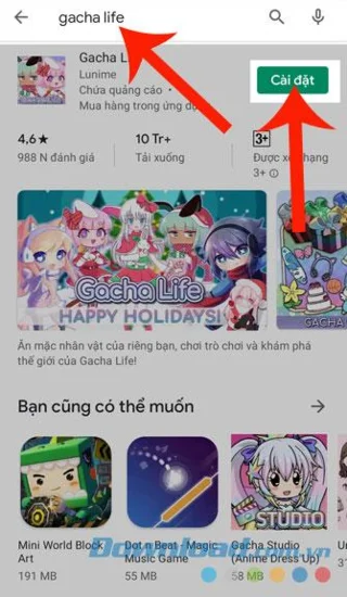 دستورالعمل نصب و اجرای بازی Gacha Life بر روی تلفن شما