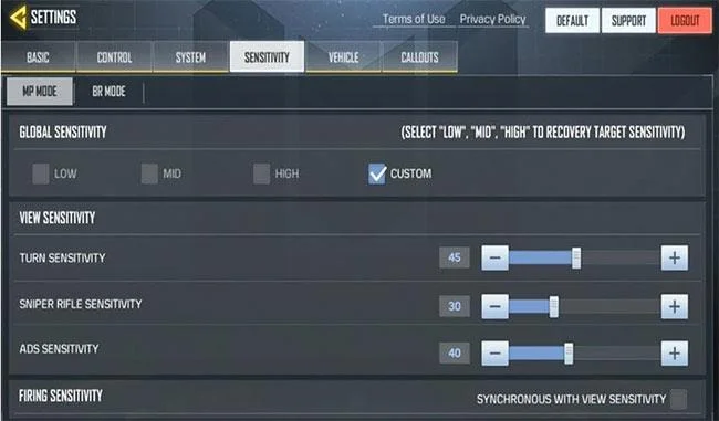 بهترین سفارشی سازی برای بازی Call of Duty: Mobile بدون تاخیر است و لکنت زبان ندارد