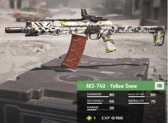 AK-74U dalam Call of Duty: Mobile