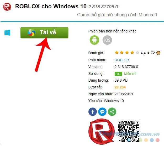 دستورالعمل نحوه نصب Roblox FREE در ویندوز 7/8/10