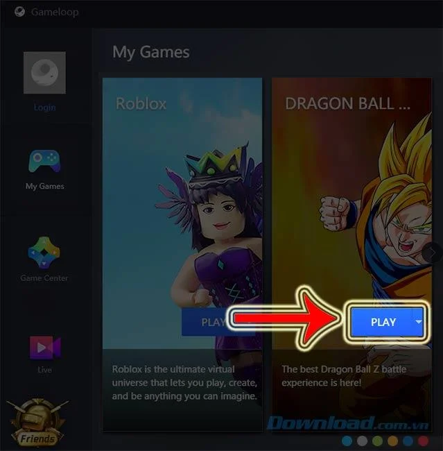 نحوه نصب و پخش Dragon Ball Z در Gameloop