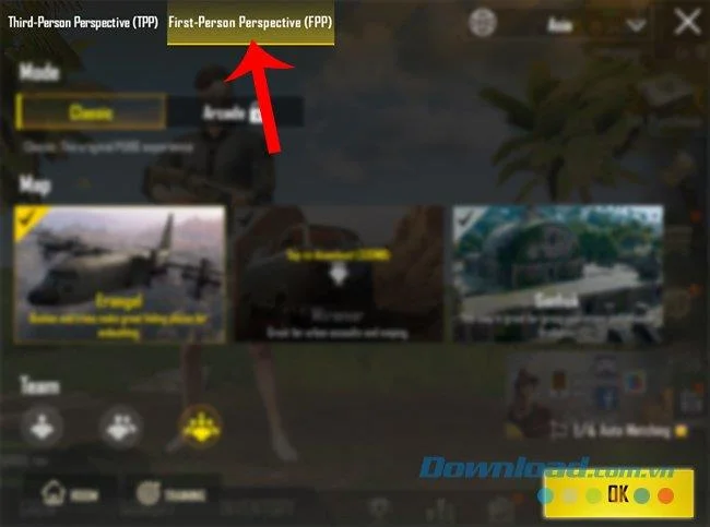 نحوه تغییر حالت اول شخص و تنظیمات اسلحه PUBG Mobile