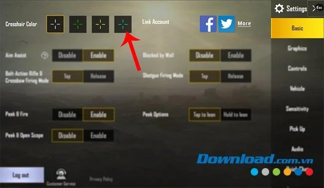 نحوه تغییر حالت اول شخص و تنظیمات اسلحه PUBG Mobile
