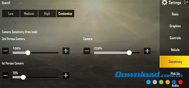 نحوه تغییر حالت اول شخص و تنظیمات اسلحه PUBG Mobile