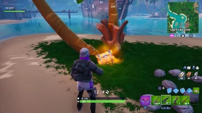 دستورالعمل برای تکمیل چالش Fortnite: فصل 9 ، هفته 9