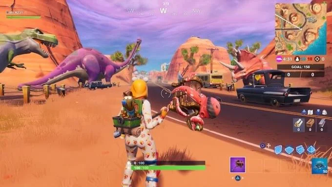 دستورالعمل برای تکمیل چالش Fortnite: فصل 9 ، هفته 9