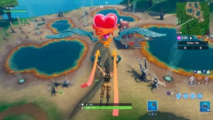 دستورالعمل برای تکمیل چالش Fortnite: فصل 9 ، هفته 9