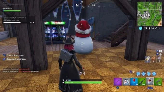دستورالعمل برای تکمیل چالش Fortnite: فصل 9 ، هفته 9