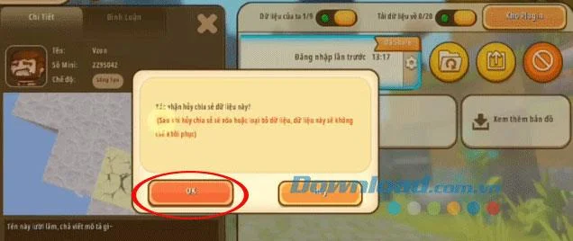 نحوه پشتیبان گیری و به اشتراک گذاری نقشه ها در Mini World: Block Art