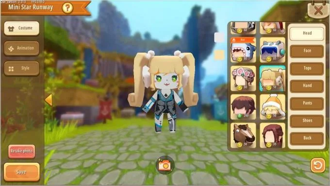 دستورالعمل استفاده از باند Mini Star در Mini World: Block Art