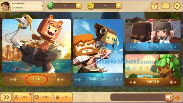 راهنمای بازی Mini World: Block for newbies