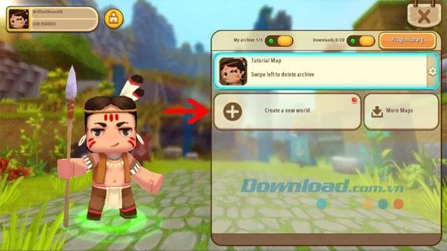 راهنمای بازی Mini World: Block for newbies