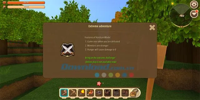 راهنمای بازی Mini World: Block for newbies