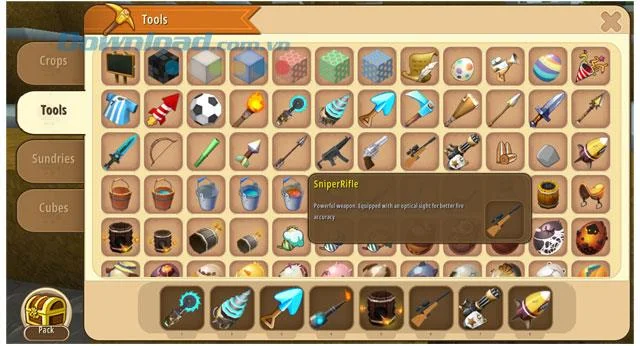 راهنمای بازی Mini World: Block for newbies