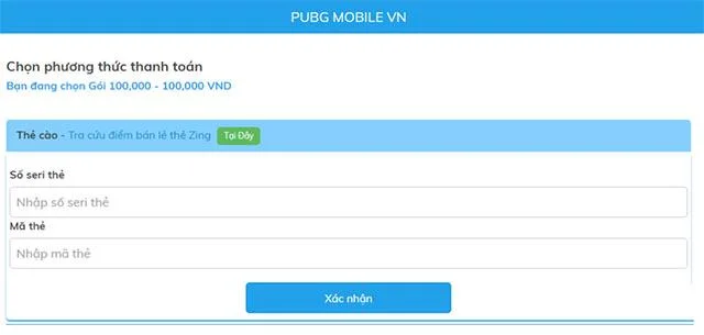 دستورالعمل بارگیری سریع کارت PUBG Mobile VN