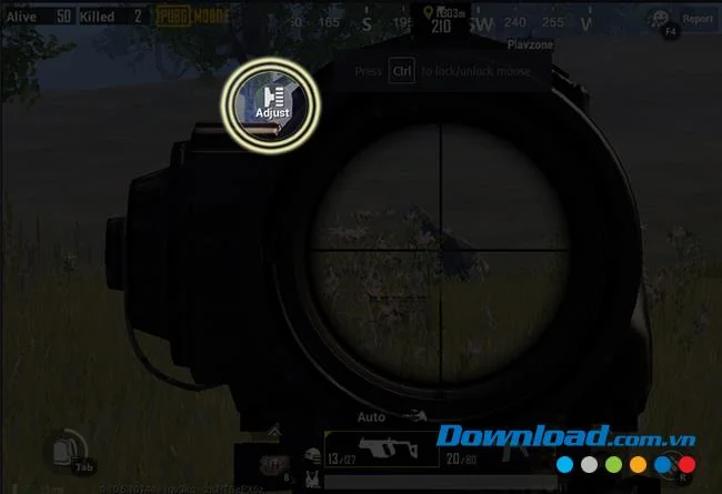 نحوه تغییر فاصله هدف در PUBG Mobile