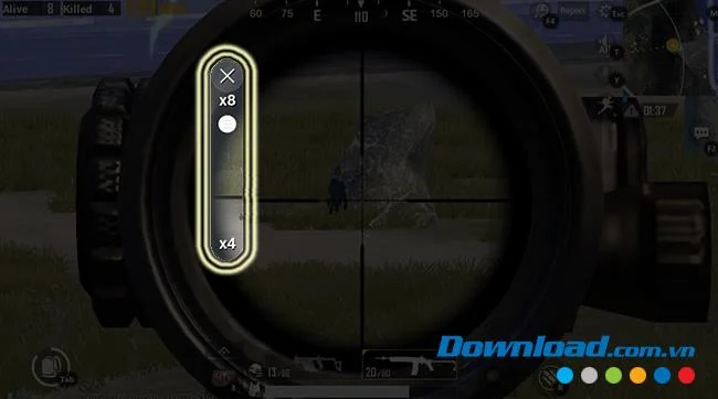 نحوه تغییر فاصله هدف در PUBG Mobile
