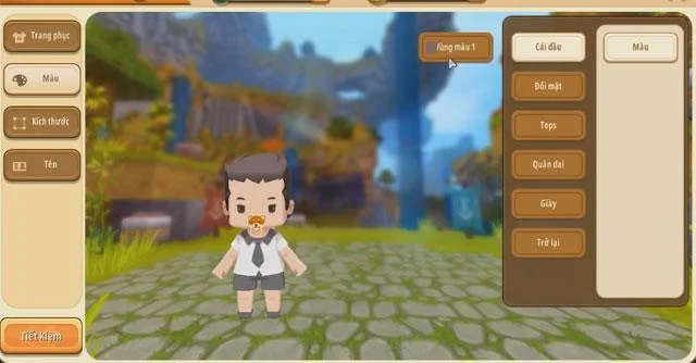 تغییر رنگ پوست ، تغییر ظاهر شخصیت ها در Mini World: Block Art