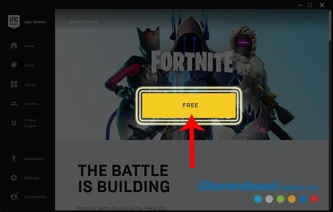 دستورالعمل بارگیری و نصب Fortnite Battle Royale بر روی رایانه خود