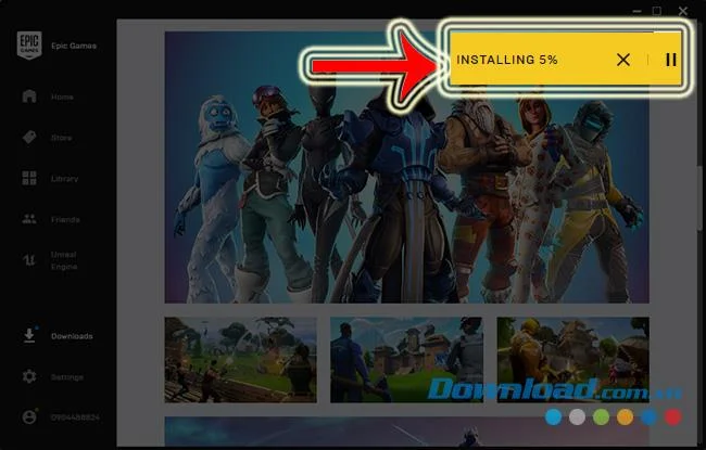 دستورالعمل بارگیری و نصب Fortnite Battle Royale بر روی رایانه خود
