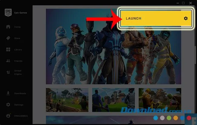 دستورالعمل بارگیری و نصب Fortnite Battle Royale بر روی رایانه خود