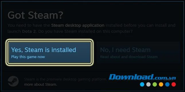 نحوه بارگیری و نصب Dota 2