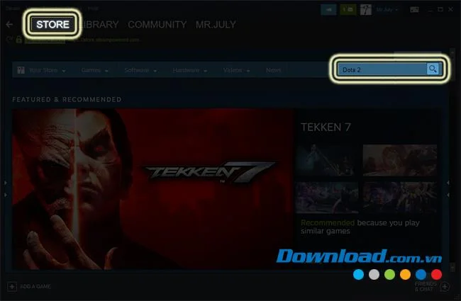 نحوه بارگیری و نصب Dota 2