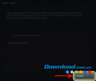نحوه بارگیری و نصب Dota 2
