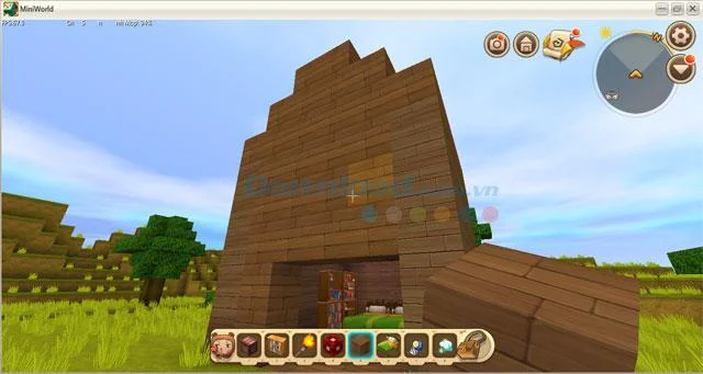 نحوه ساخت سریع خانه در Mini World: Block Art