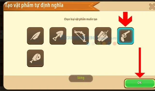 نحوه ساخت یک اسلحه ویژه در Mini World: Block Art