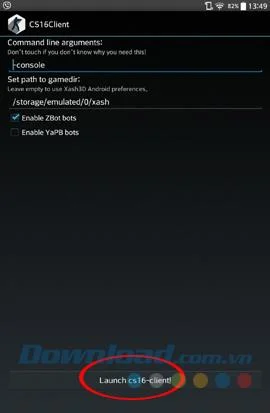 نحوه نصب و پخش Counter Strike 1.6 در اندروید