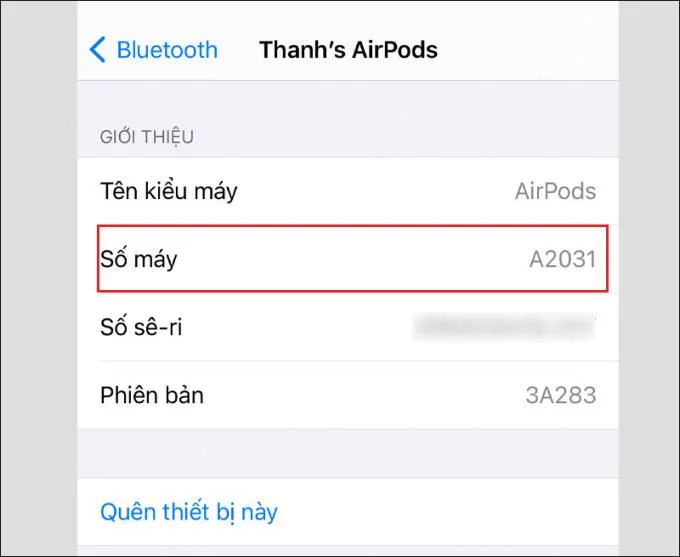 Cómo identificar la vida, el nombre de los auriculares AirPods con precisión y rapidez