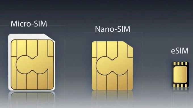 일반 SIM, 마이크로 SIM, 나노 SIM, eSIM이란 무엇입니까?  차이점이 뭐야?