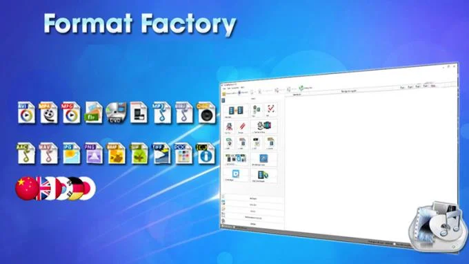 Format Factory의 주요 기능